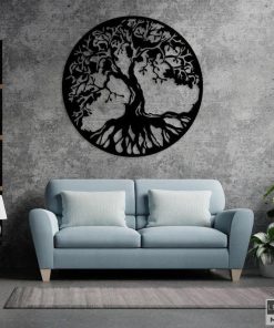 Déco Murale Design Arbre en Métal