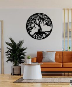 Déco Murale Design Arbre en Métal