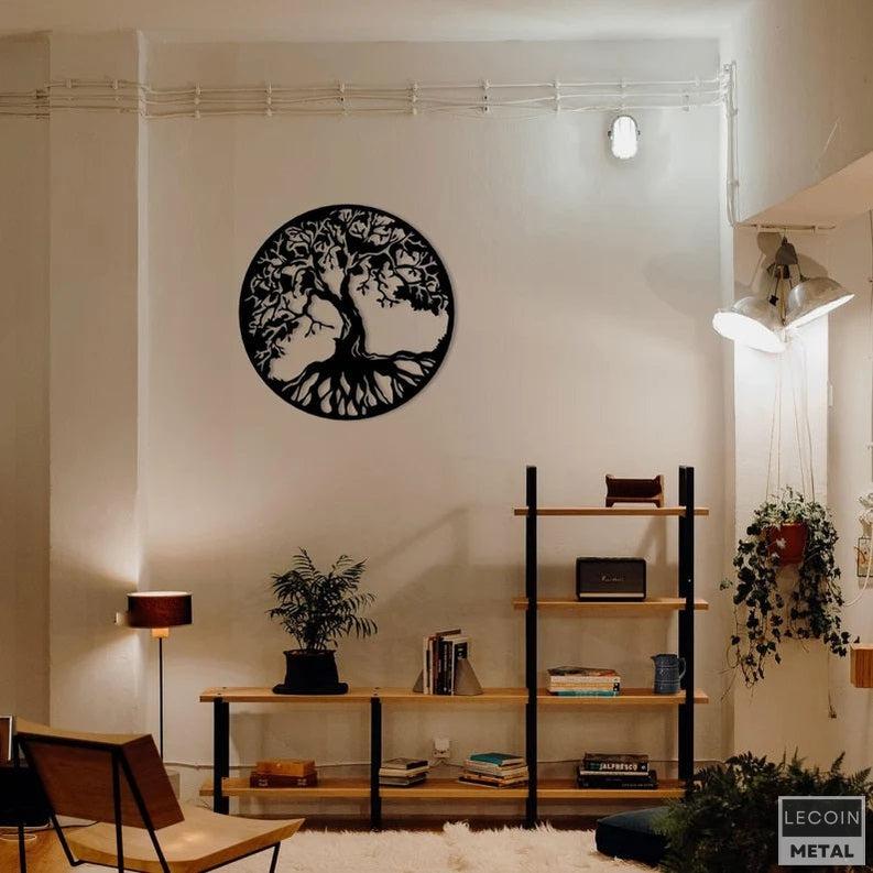 Déco Murale Design Arbre en Métal