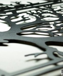 Déco Murale Industrielle Arbre en Métal