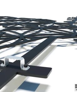 Déco Murale Montagne en Métal