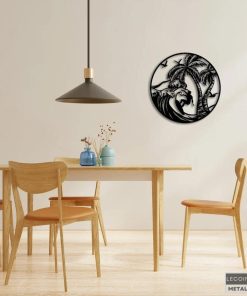 Déco Murale Palmier en Métal