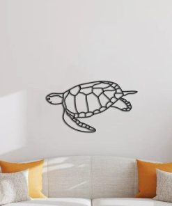 Déco Murale Tortue en Métal